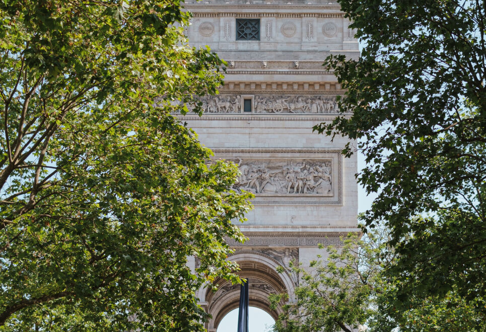 Rooftop Views of the Arc de Triomphe