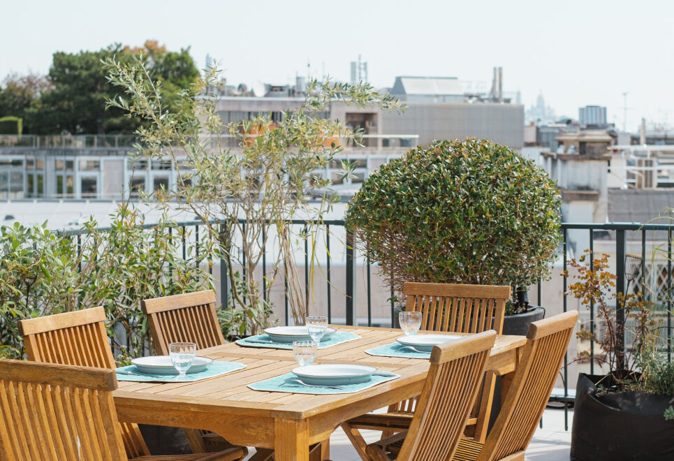Rooftop Views of the Arc de Triomphe