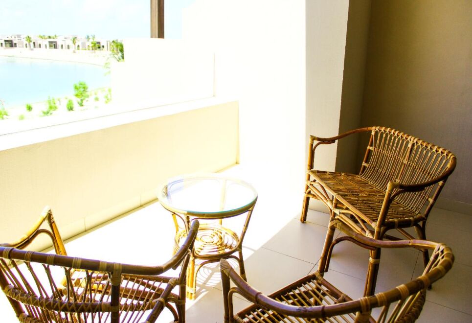 Serene Lagoon View with Terrace