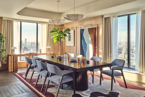 Elegant two-bedroom flat with a spacious balcony