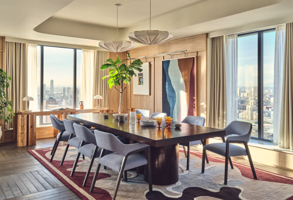 Stylish two-bedroom flat with a large balcony